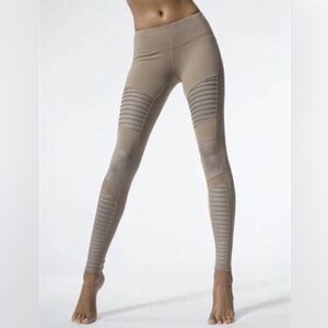 ALO Yoga Olive Moto Leggings